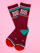 Load image into Gallery viewer, Gumball Poodle - Rad Dad Gym Crew Socks
