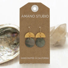 Load image into Gallery viewer, Amano Studio - New Moon Earrings Black Shell
