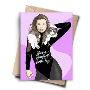 Taylor Swift - Have A Purrfect Birth-Tay Card