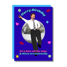 Load image into Gallery viewer, Harry Birthday! Kiss and Disco Card
