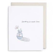 Load image into Gallery viewer, Bud Vase Sending Love Card
