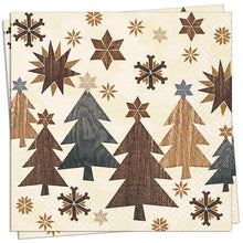 Load image into Gallery viewer, Wooden Trees Luncheon Napkins
