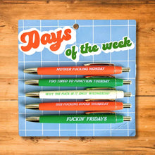 Load image into Gallery viewer, Days of the Week Pen Set
