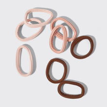 Load image into Gallery viewer, Kitsch - Recycled Seamless Hair Elastics 8pc Set -  Rosewood
