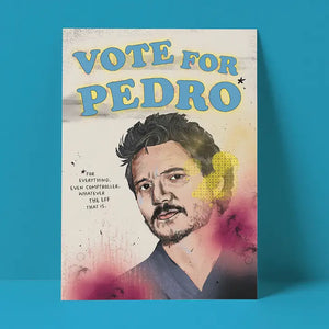 Vote For Pedro Card