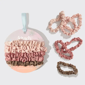 Kitsch - Holiday Ultra Petite Scrunchies 6 Pc Set - Terracotta