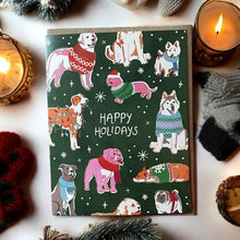 Load image into Gallery viewer, Holiday Dogs Card
