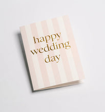 Load image into Gallery viewer, Pastel Stripped Wedding Card

