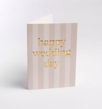 Load image into Gallery viewer, Pastel Stripped Wedding Card
