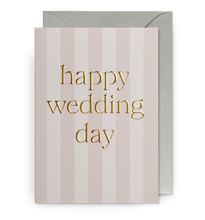 Load image into Gallery viewer, Pastel Stripped Wedding Card
