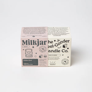 Milkjar - Golden Hour - Cashmere, Cedarwood Coconut Soy 8oz Candle
