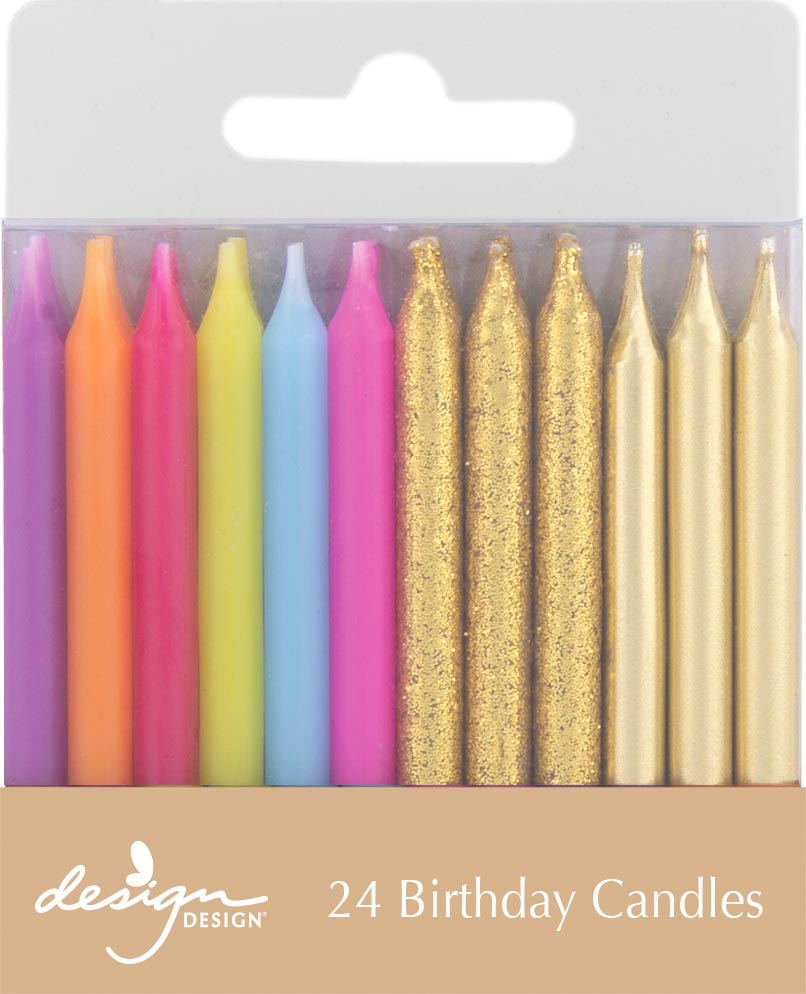 Razzle and Dazzle Mix Stick Birthday Candles