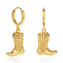 Load image into Gallery viewer, Amano Studio - Cowboy Boot Huggie Hoop Earrings

