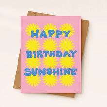 Load image into Gallery viewer, Happy Birthday Sunshine Card
