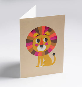 Friendly Lion Greeting Card