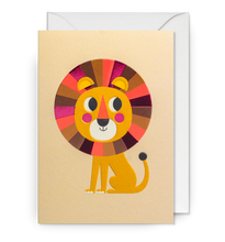 Load image into Gallery viewer, Friendly Lion Greeting Card
