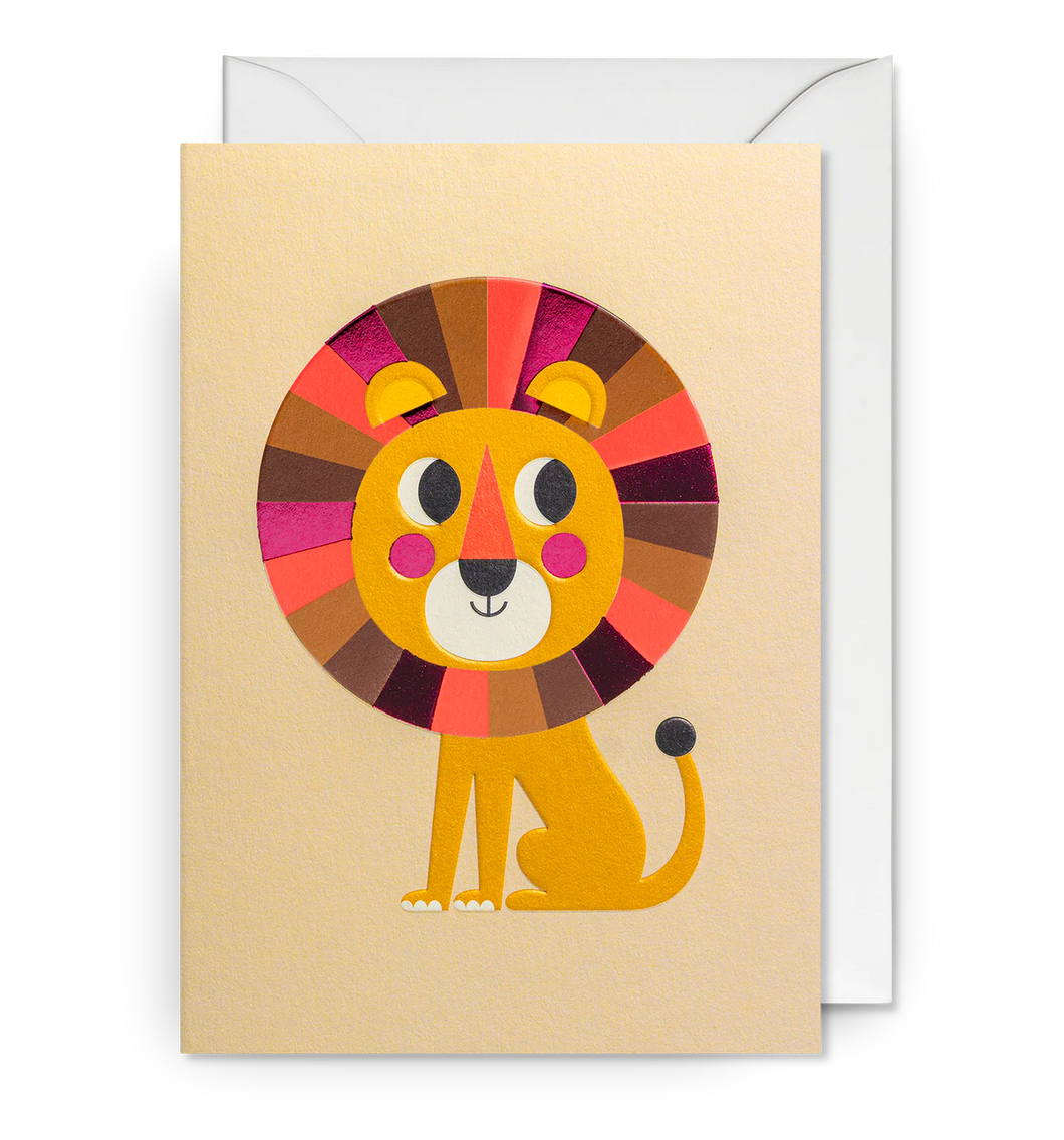 Friendly Lion Greeting Card