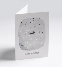 Load image into Gallery viewer, Deep Snow Cat &amp; Dog Christmas Card
