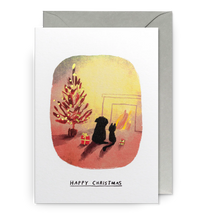 Load image into Gallery viewer, Cosy Cat &amp; Dog Christmas Card
