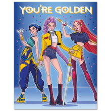 Load image into Gallery viewer, You're Golden K-Pop Birthday Card
