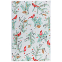 Load image into Gallery viewer, Birds &amp; Boughs Christmas Recycled Microfibre Dishtowel
