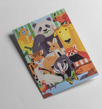 Load image into Gallery viewer, Friends of the Bamboo Forest Greeting Card
