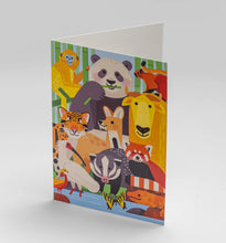 Load image into Gallery viewer, Friends of the Bamboo Forest Greeting Card
