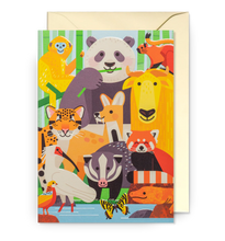 Load image into Gallery viewer, Friends of the Bamboo Forest Greeting Card
