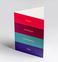 Load image into Gallery viewer, Wonderful You Birthday Card
