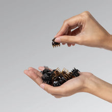 Load image into Gallery viewer, Kitsch - Black &amp; Tort Micro Cloud Clip 16pc Set
