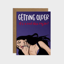 Load image into Gallery viewer, Olivia Rodrigo - Getting Older It&#39;s A Bad Idea Right? Card
