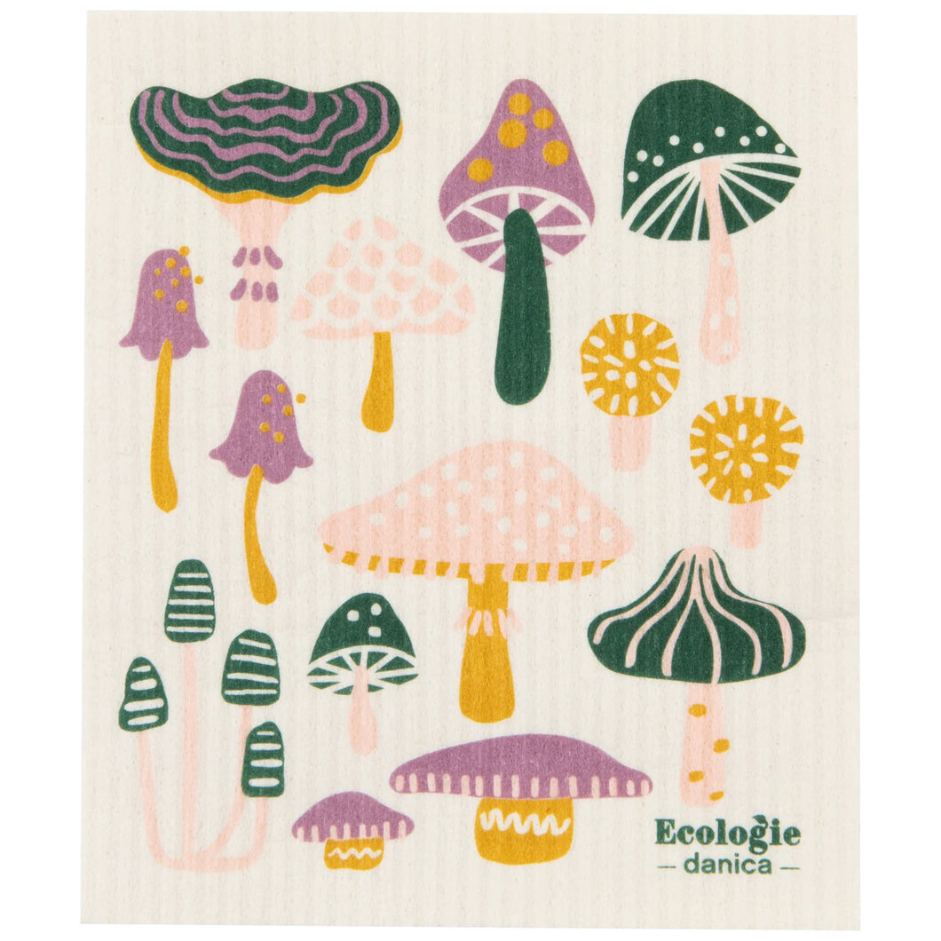 Mushroom Gems Ecologie Swedish Sponge Cloth