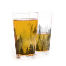 Load image into Gallery viewer, Forest and Clouds Pint Glass
