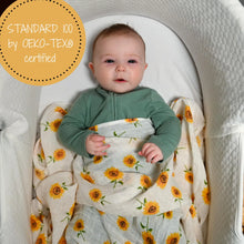 Load image into Gallery viewer, LollyBanks - Sunflower Fields Baby Swaddle Blanket
