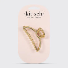 Load image into Gallery viewer, Kitsch - Open Shape Claw Clip - Gold
