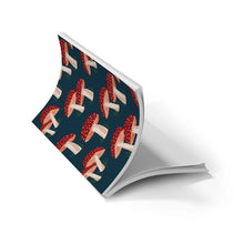 Load image into Gallery viewer, Denik - Navy Mushrooms Classic Layflat Notebook
