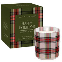 Load image into Gallery viewer, Sweet Water Decor - Happy Holidays 12 oz Boxed Soy Candle
