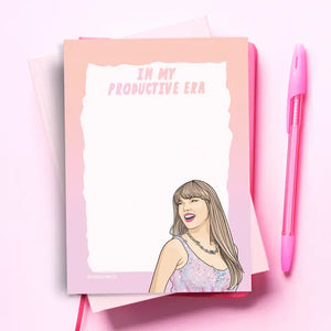 Taylor Swift In My Productive Era Notepad