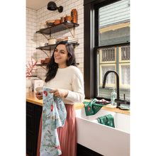 Load image into Gallery viewer, Birds &amp; Boughs Christmas Recycled Microfibre Dishtowel
