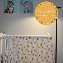 Load image into Gallery viewer, LollyBanks - Sunflower Fields Baby Swaddle Blanket
