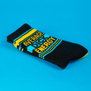 Gumball Poodle - Average Dick Energy Gym Crew Socks