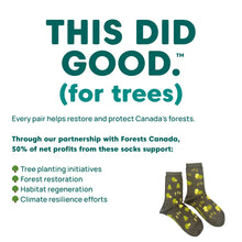 Load image into Gallery viewer, Friday Sock Co. - Women's Trees TDG Socks
