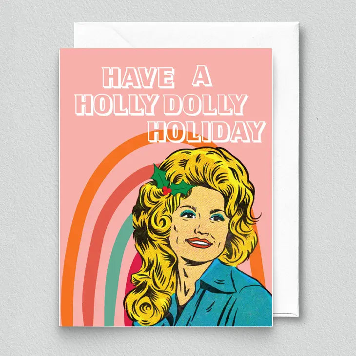 Have A Holly Dolly Holiday Card