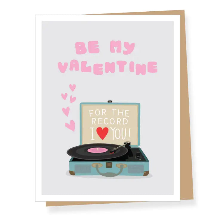 For the Record Valentine's Day Card