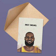 Load image into Gallery viewer, Lebron James Best Swishes Card
