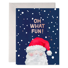Load image into Gallery viewer, Oh What Fun Santa Card
