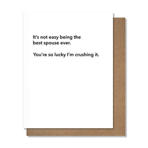 Crushing It Card