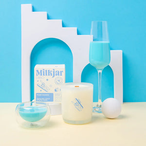 Milkjar - Fresh Laundry - Rain, Cotton & Vanilla Coconut Soy 8oz Candle