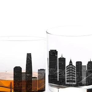 San Francisco Skyline Whiskey Glass