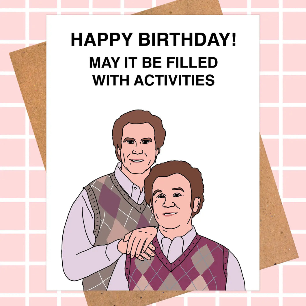 Happy Birthday Step Brothers Card